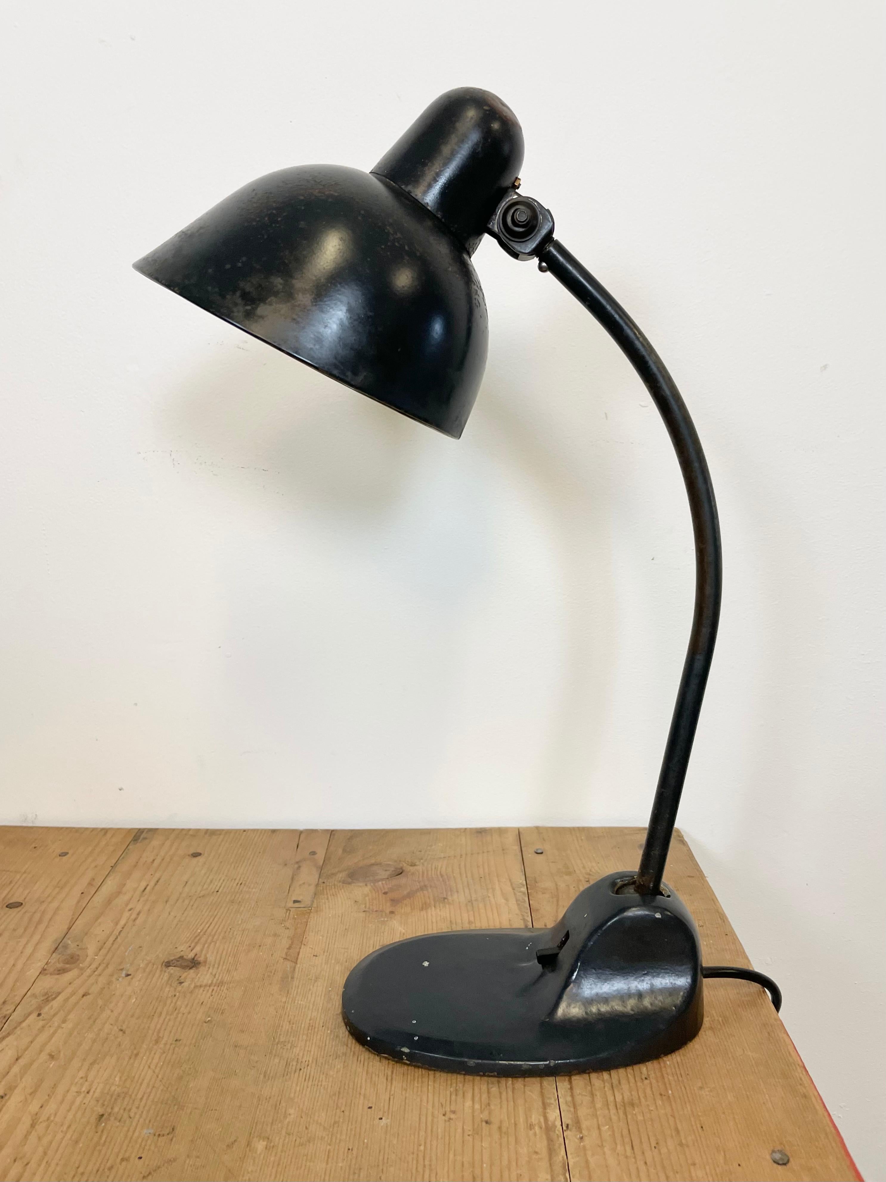Vintage Black Bauhaus Industrial Desk Lamp from Siemens, 1930s For Sale at  1stDibs