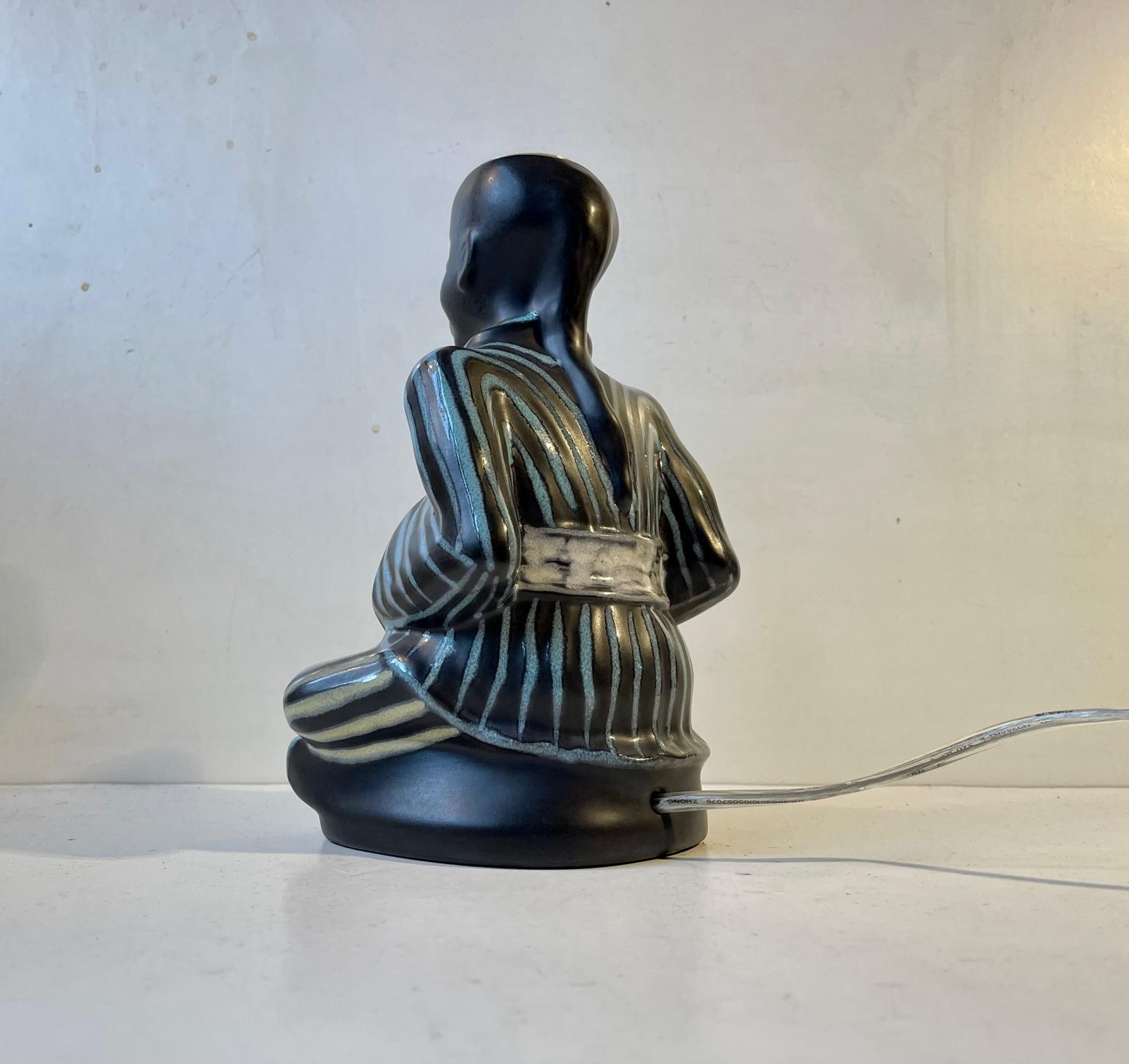 antique buddha lamp