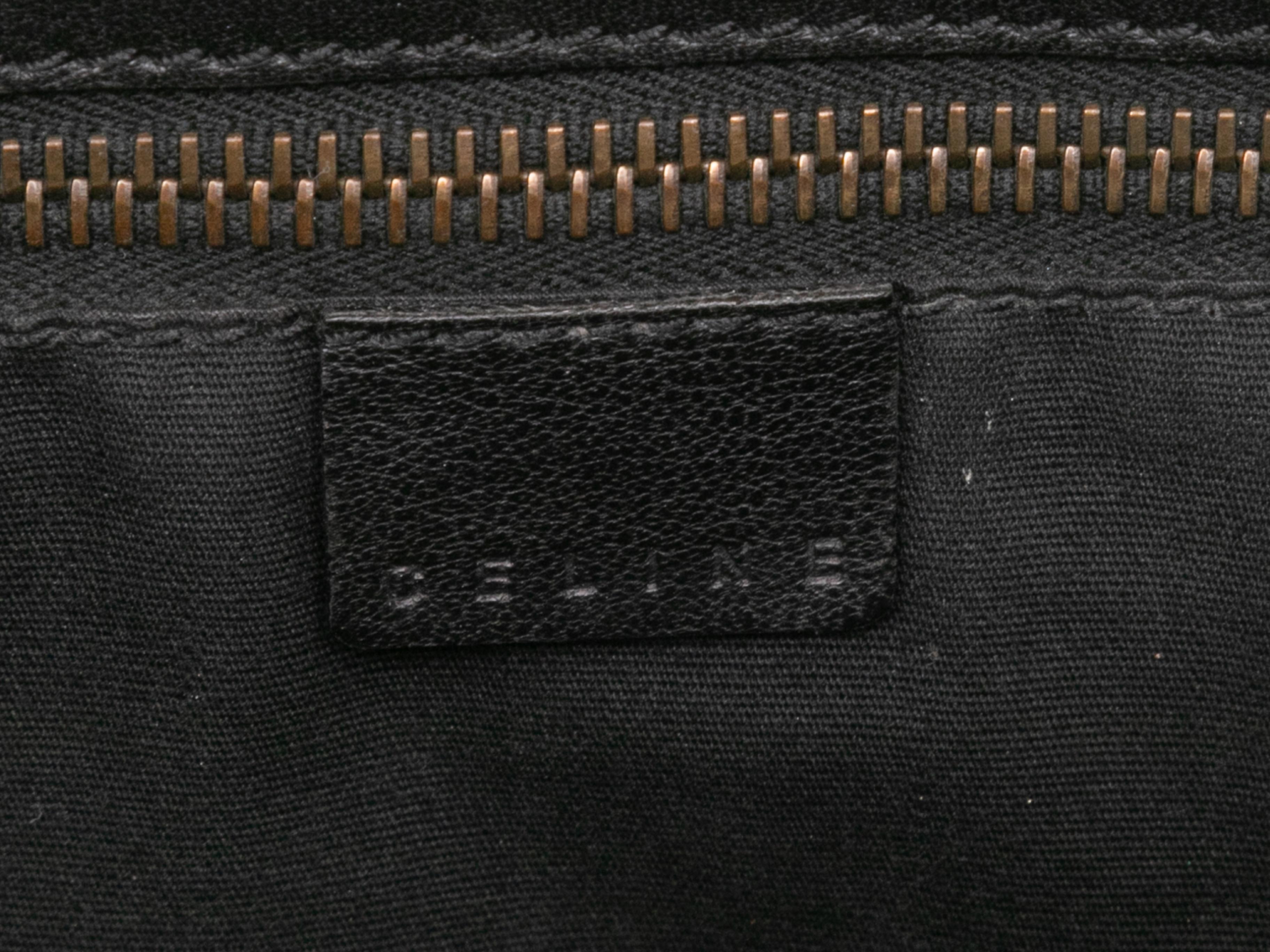 Women's Vintage Black Celine Leather Shoulder Bag