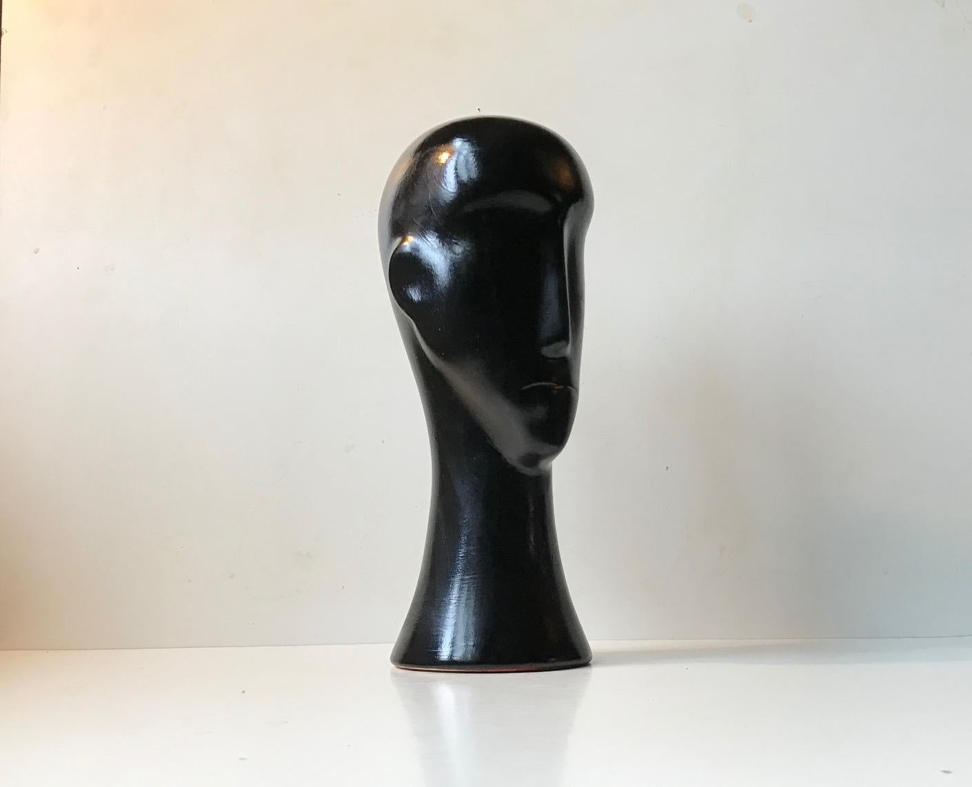 vintage ceramic head