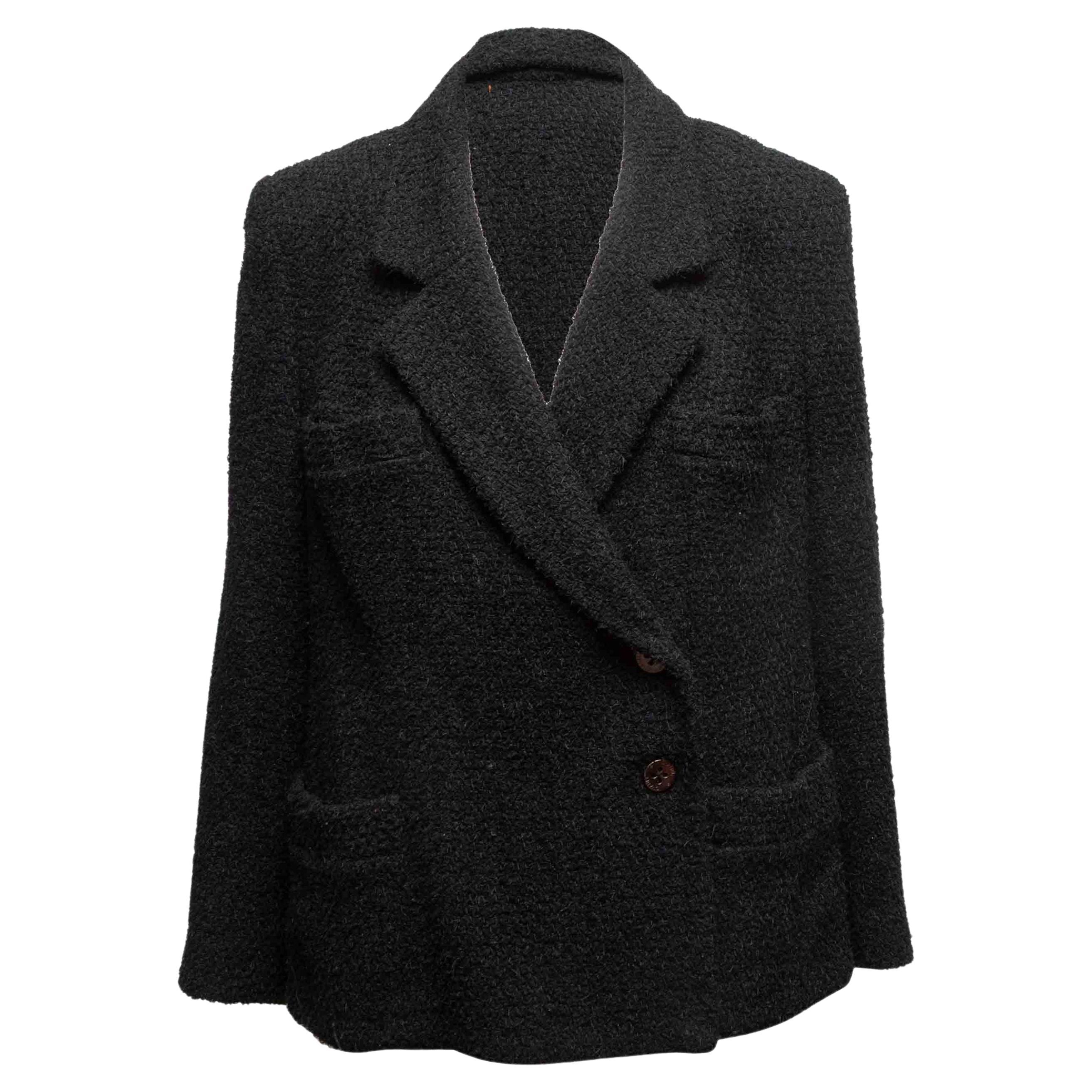 Vintage By Chanel 2000 Boucle Blazer Taglia FR 48