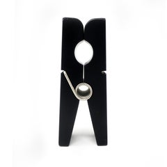 Vintage Black Clothes Pin Paperweight