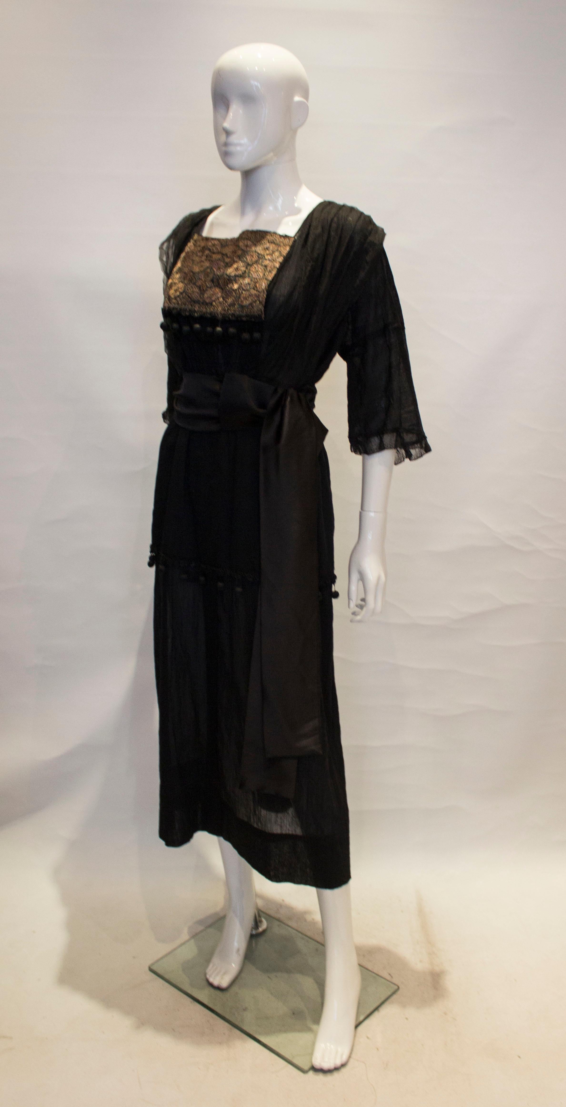 Women's Vintage Black Cocktail Dress