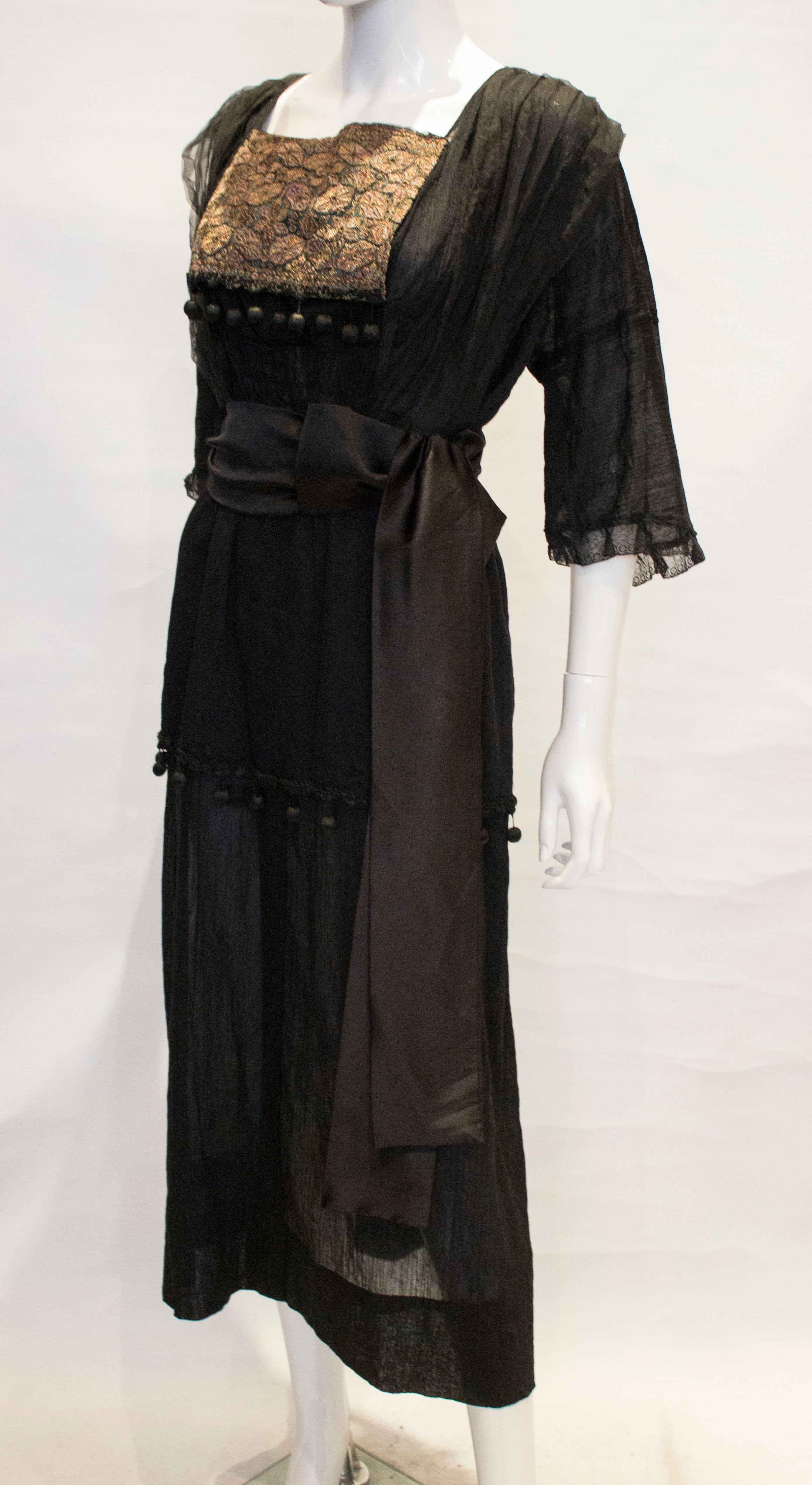 Vintage Black Cocktail Dress 1