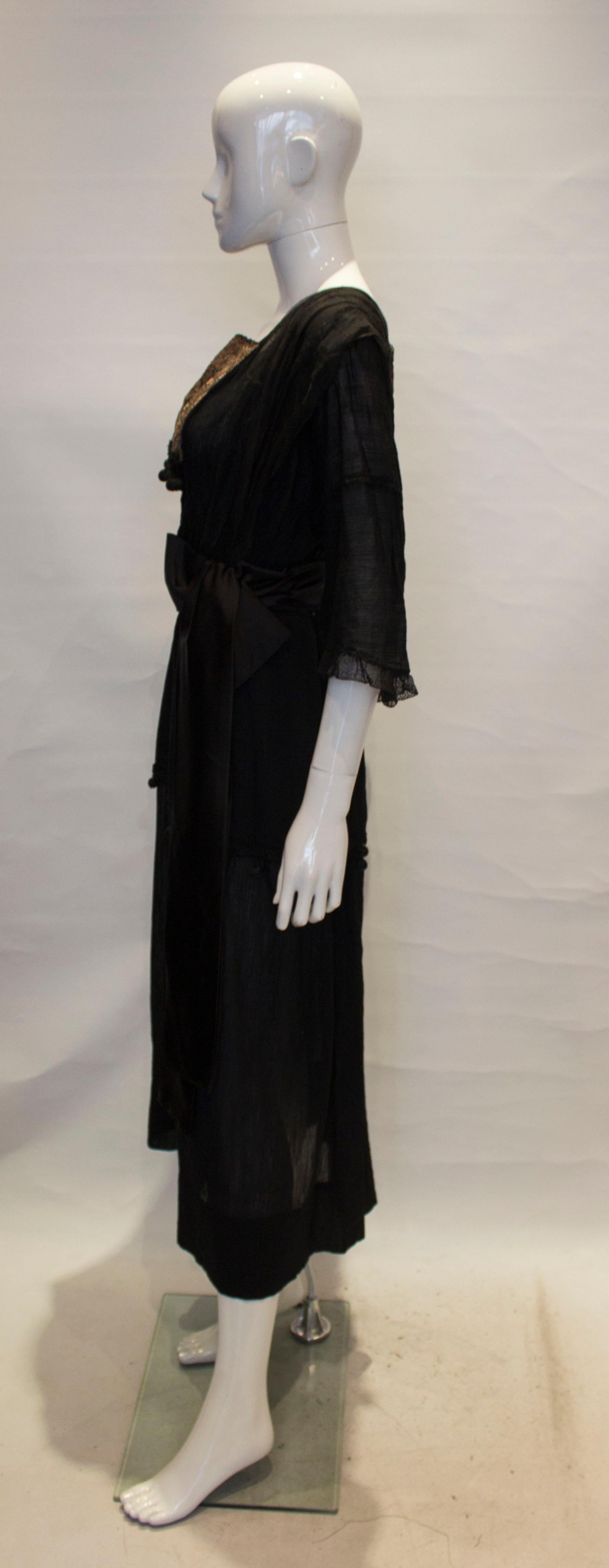 Vintage Black Cocktail Dress For Sale at 1stDibs