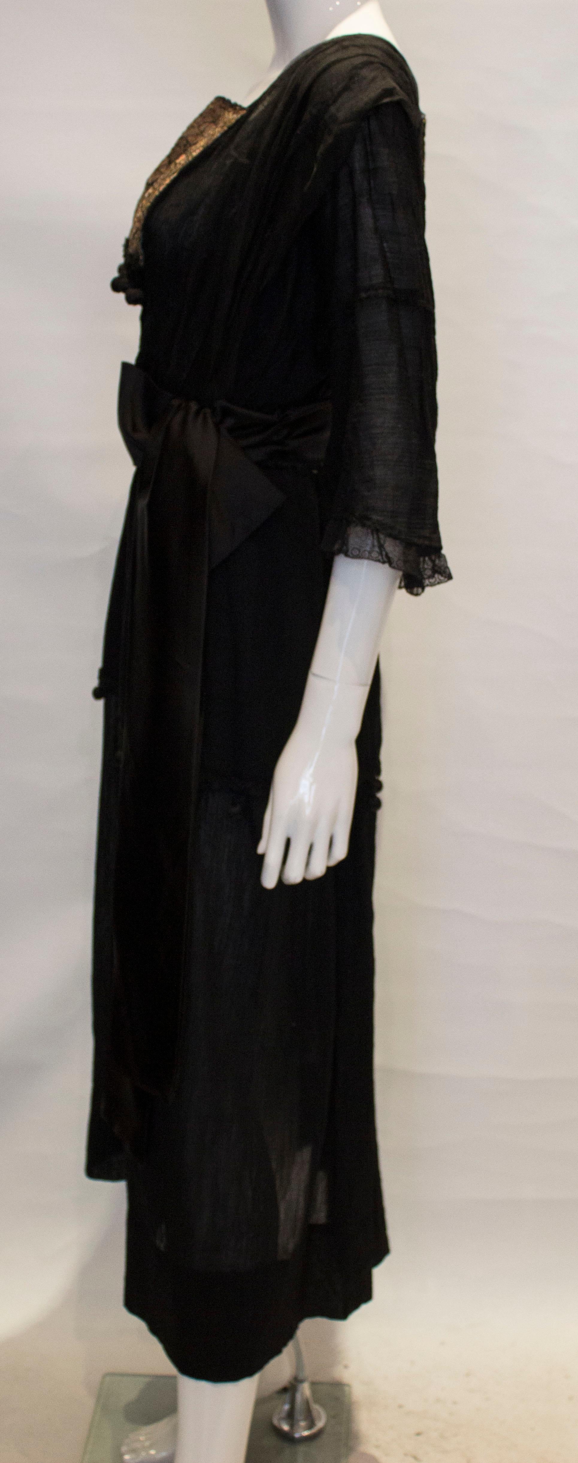 Vintage Black Cocktail Dress 4