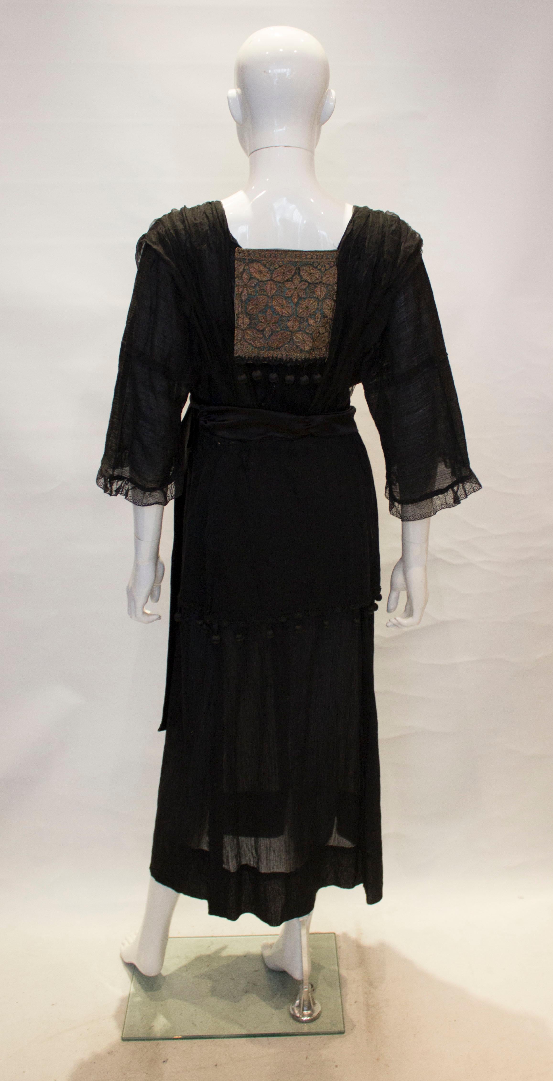 Vintage Black Cocktail Dress 5