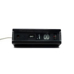 Vintage Black Copal Model 229 Flip Alarm Clock
