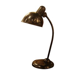Vintage Black Desk Lamp by Christian Dell for Kaiser Idell