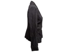 Vintage Black Fendi Jeans Cotton Zucca Blazer