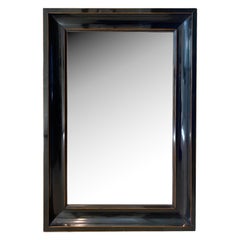 Vintage Black Framed Mirror