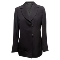 Vintage Black Gianni Versace Blazer Size IT 44