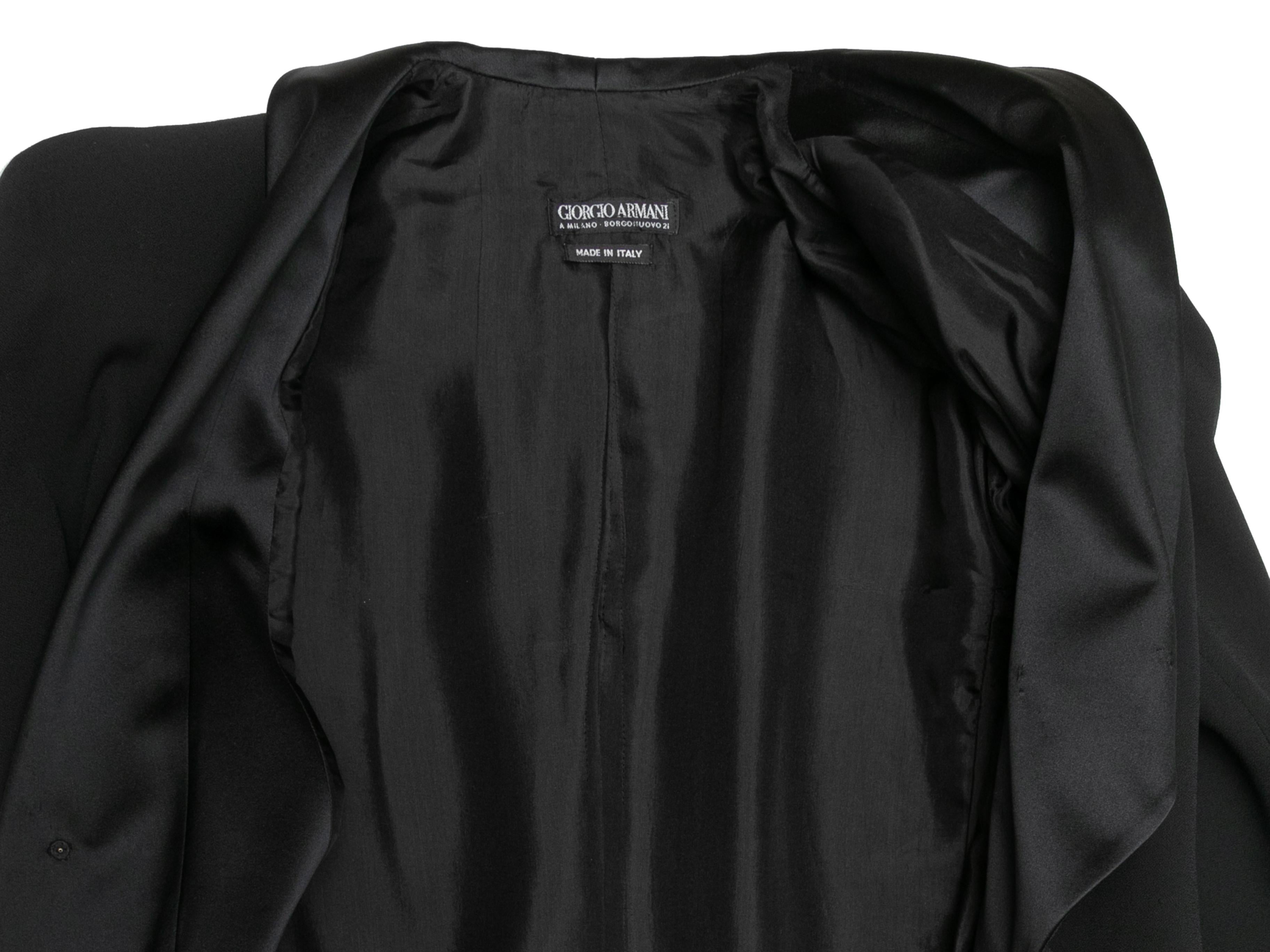 Vintage Black Giorgio Armani Tuxedo Blazer 3