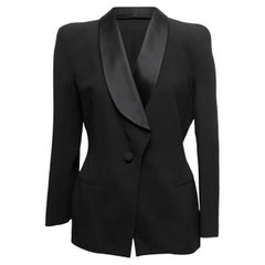 Vintage Black Giorgio Armani Tuxedo Blazer