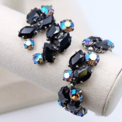 Vintage Black Glass Elsa Schiaparelli Set