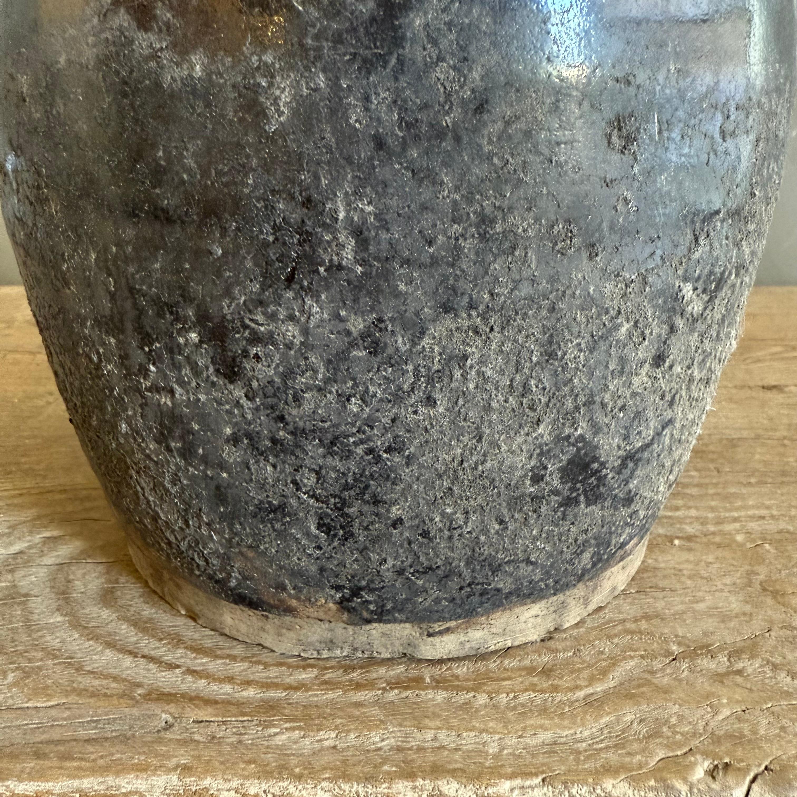 Vintage Black Glazed Pottery For Sale 1