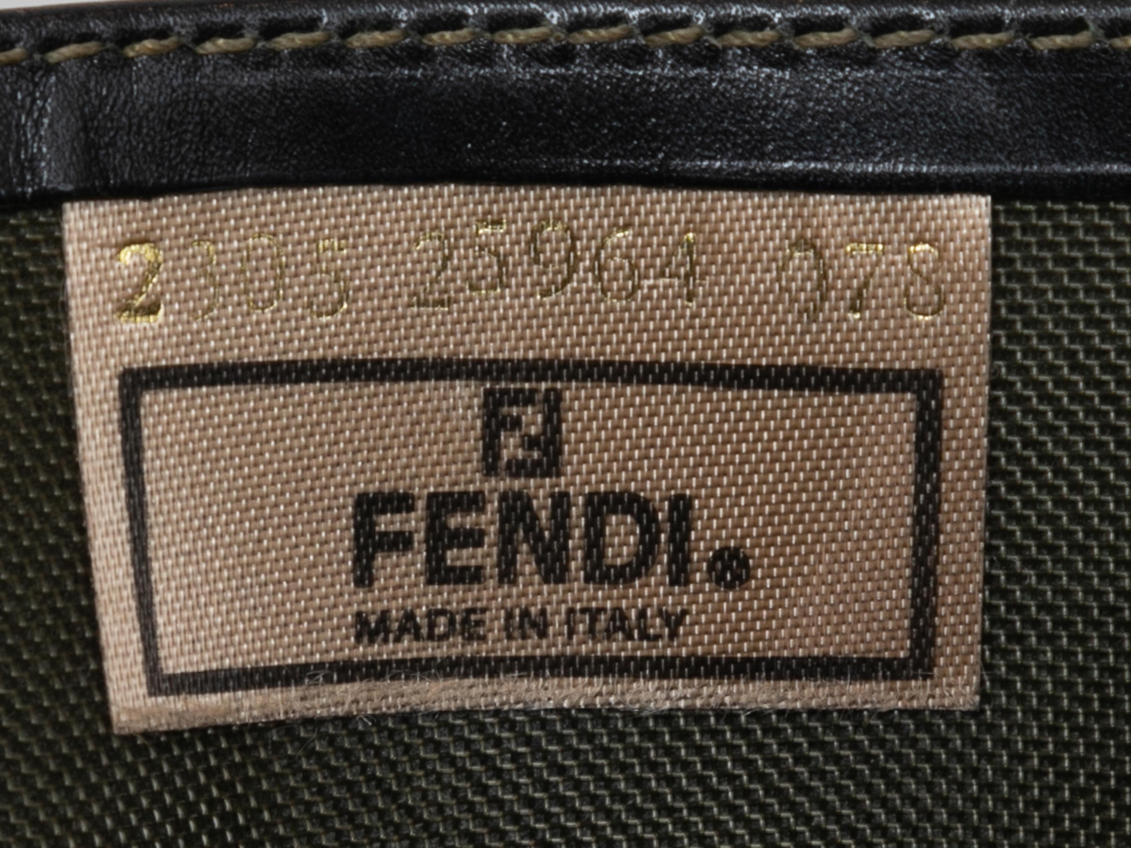 Vintage Schwarz & Gold Fendi Mesh & Leder Tote Bag im Zustand „Gut“ im Angebot in New York, NY