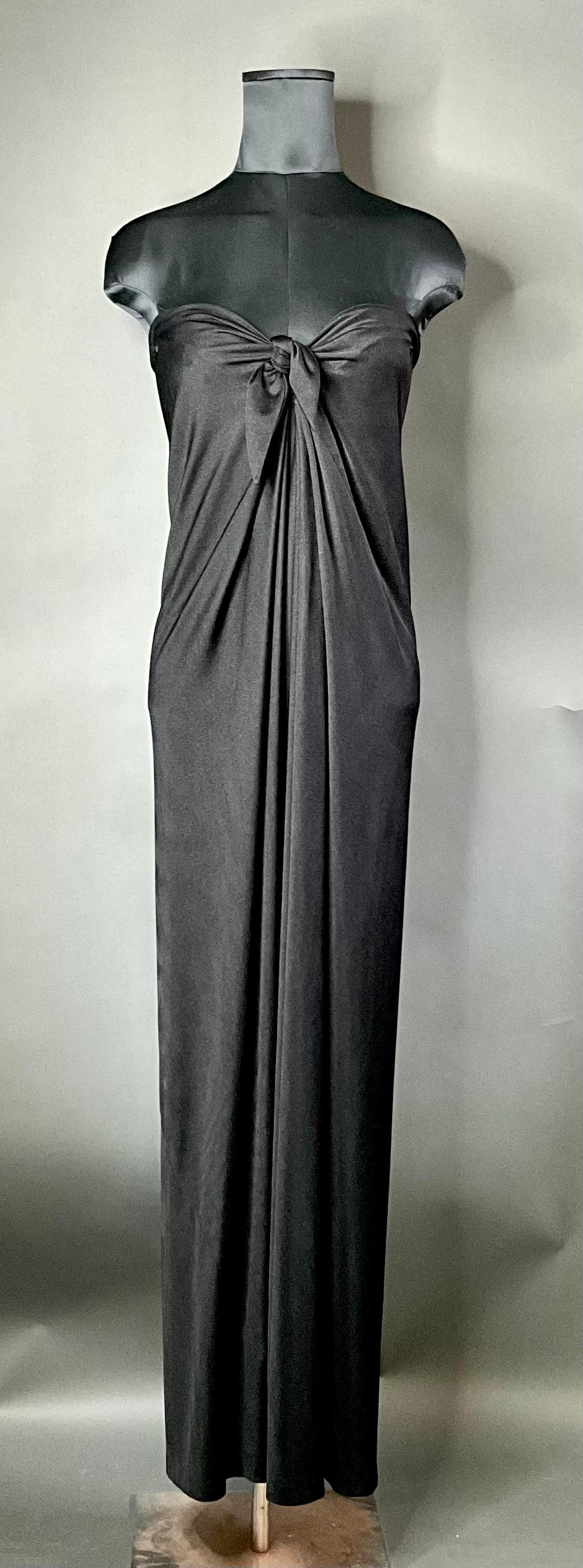 De las mujeres Vestido Columna Halston Vintage