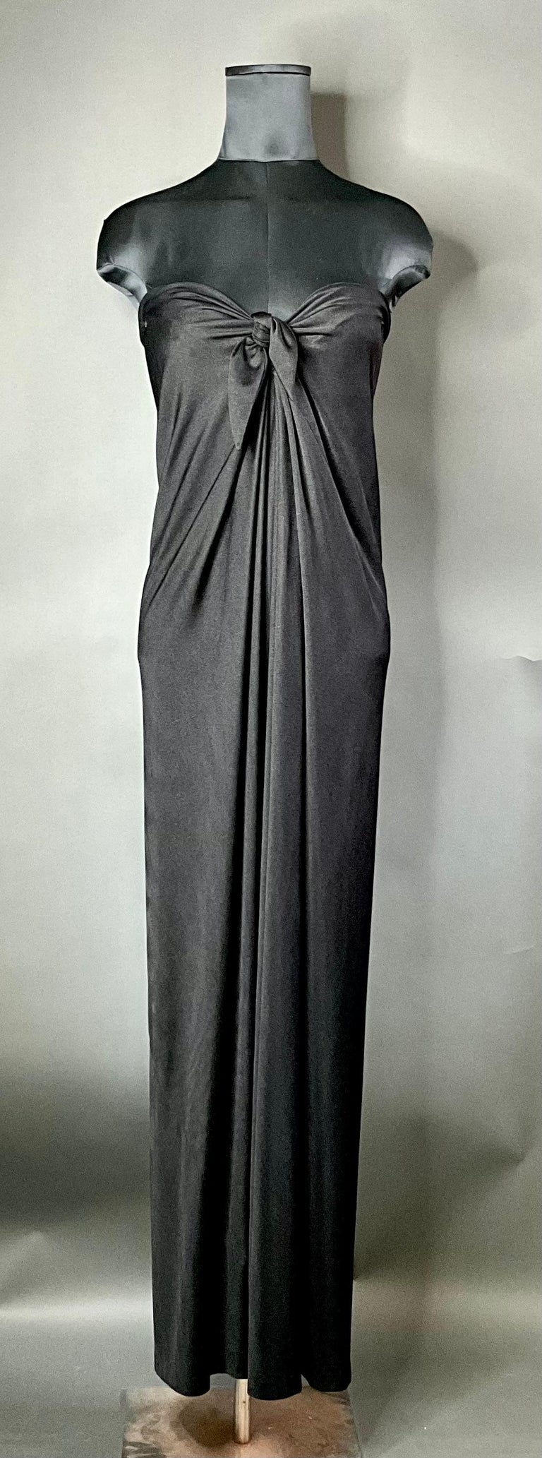 white christmas dresses Halston One-Shoulder Maxi Dress — Navy & Blush