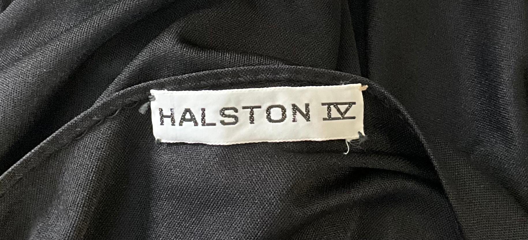 Vestido Columna Halston Vintage 2