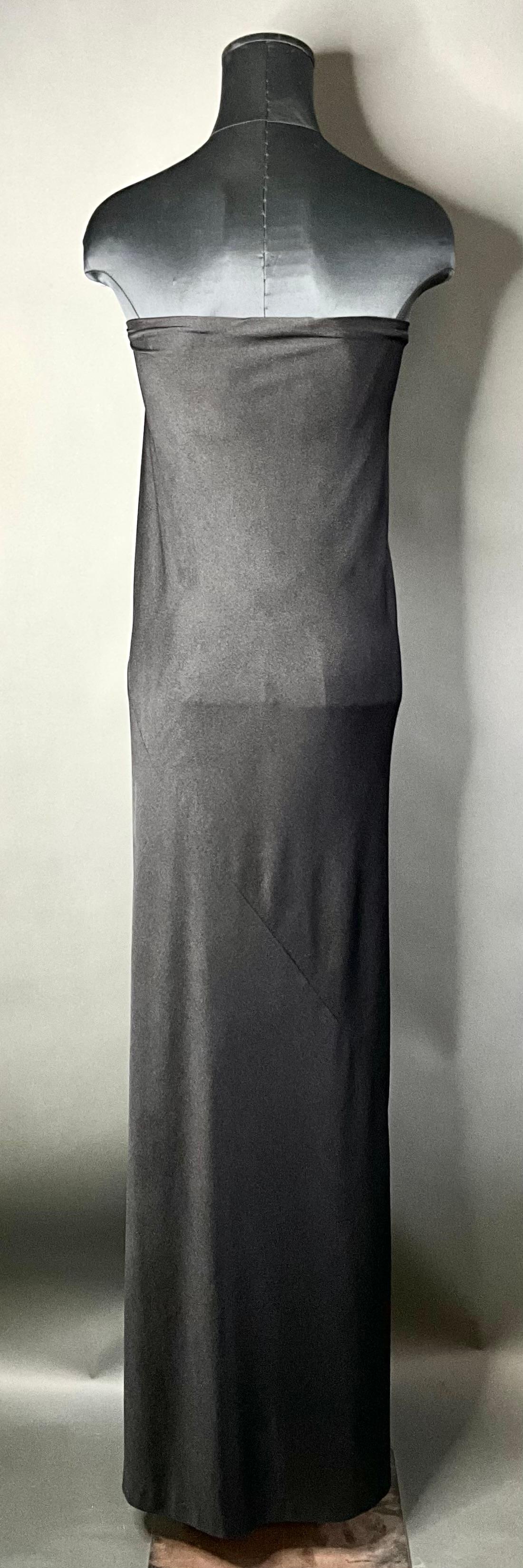 Vestido Columna Halston Vintage 3