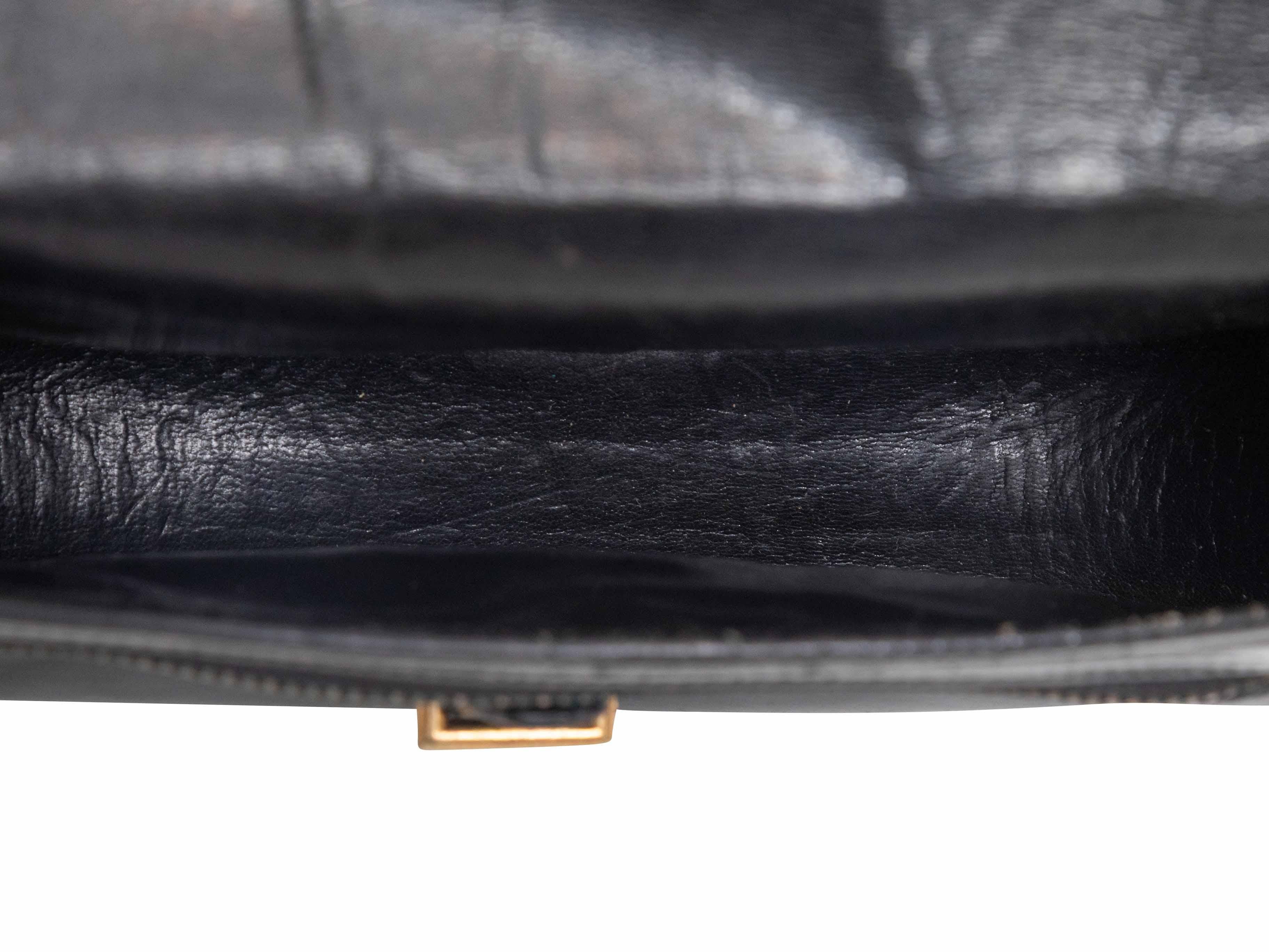 Vintage Black Hermes Balle de Golf Bag Damen im Angebot