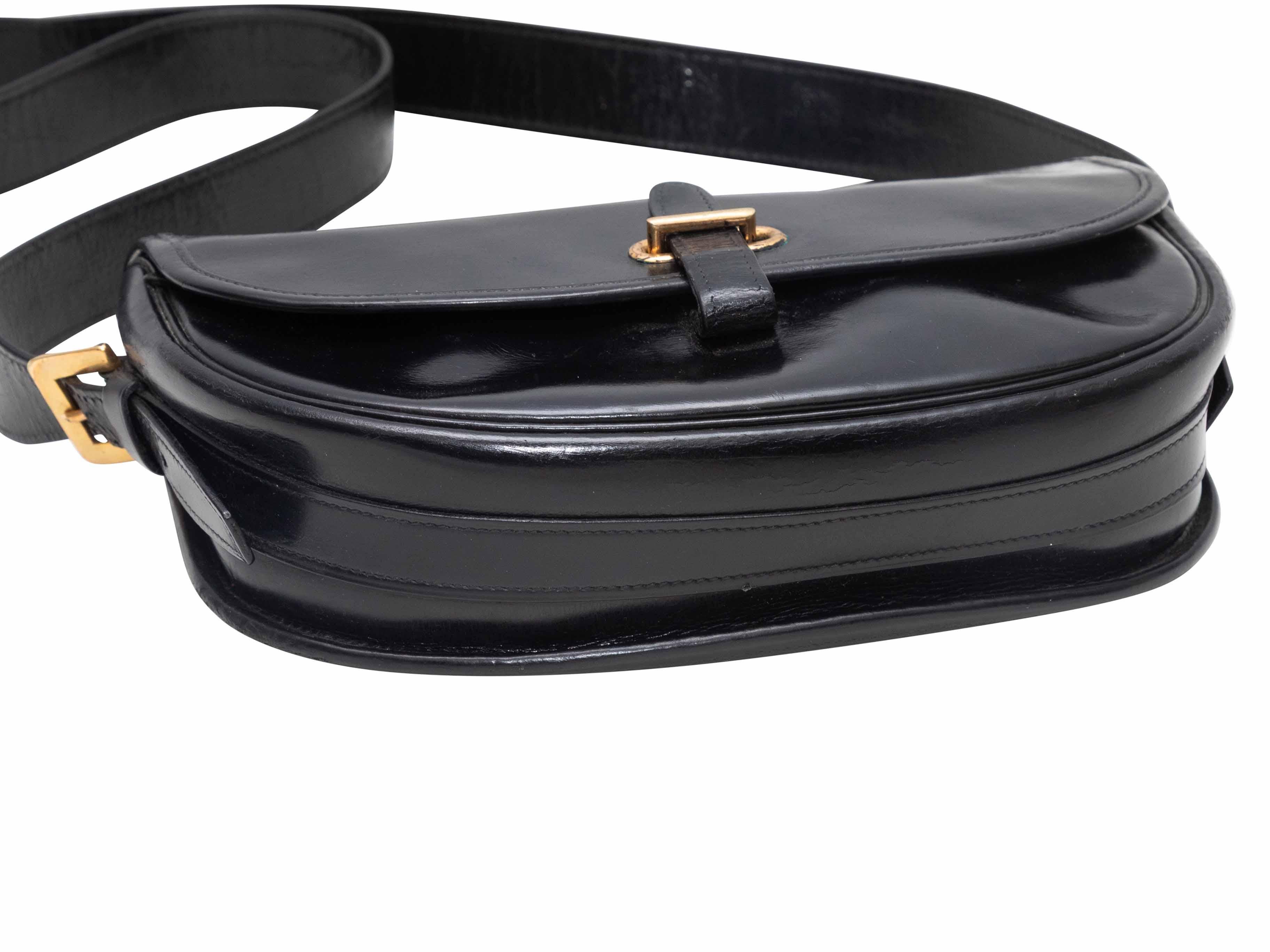 Vintage Black Hermes Balle de Golf Bag im Angebot 1