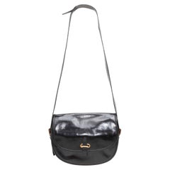 Vintage Black Hermes Balle de Golf Bag