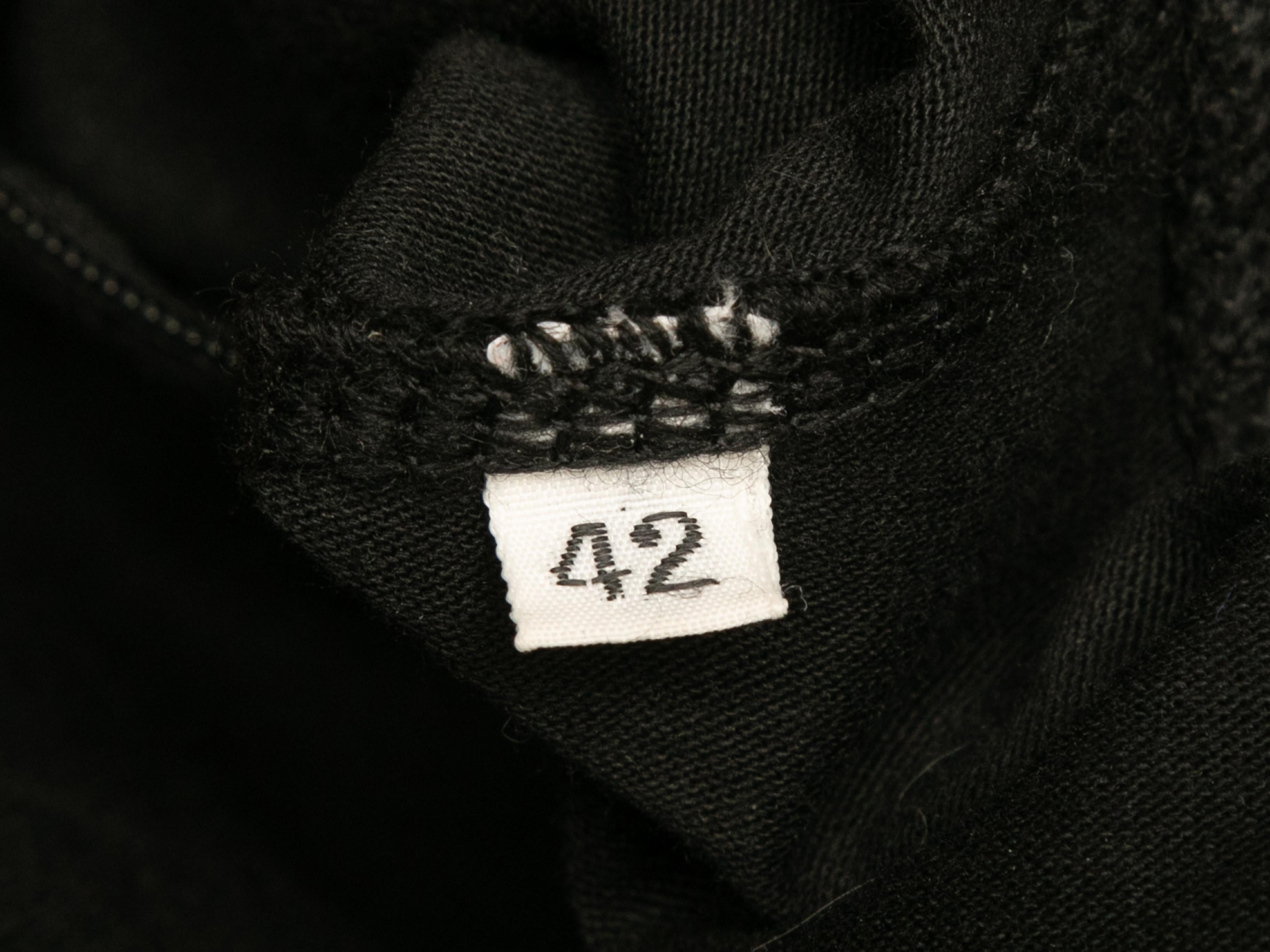 De las mujeres Vestido jersey negro vintage Jean Paul Gaultier Maille con mezcla de lana Talla IT 42 en venta