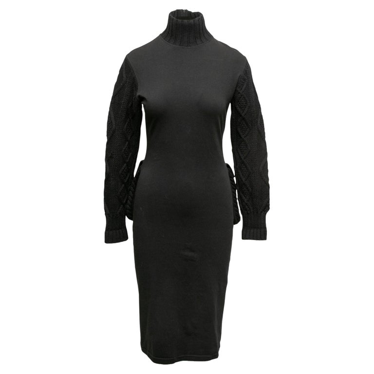 1950s black dresses Unique Vintage Black Criss Cross Halter Rita Flare Dress main image 0