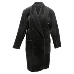 Vintage Black Kenzo Corduroy Coat Size US S