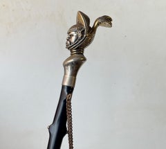 Vintage Black Knight Long Shoe Horn, Germany 1950s