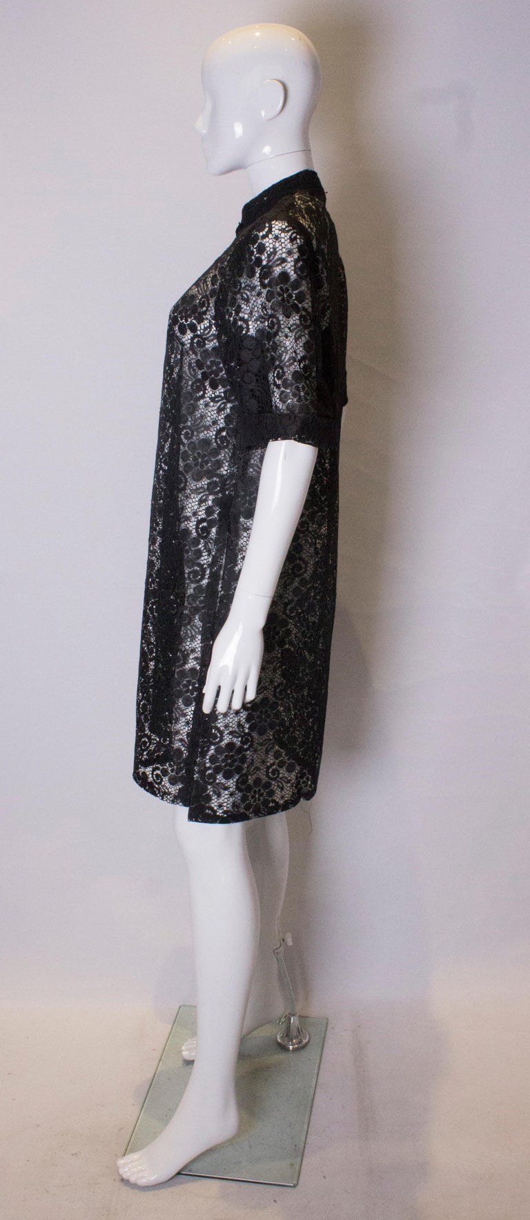 Black/White Lace Tunic