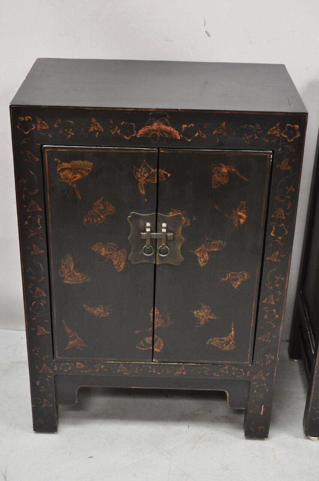 vintage oriental cabinet