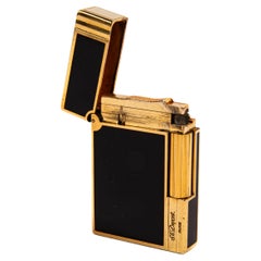 Vintage S.T. laccato nero. DUPONT Accendino Gatsby anni '90