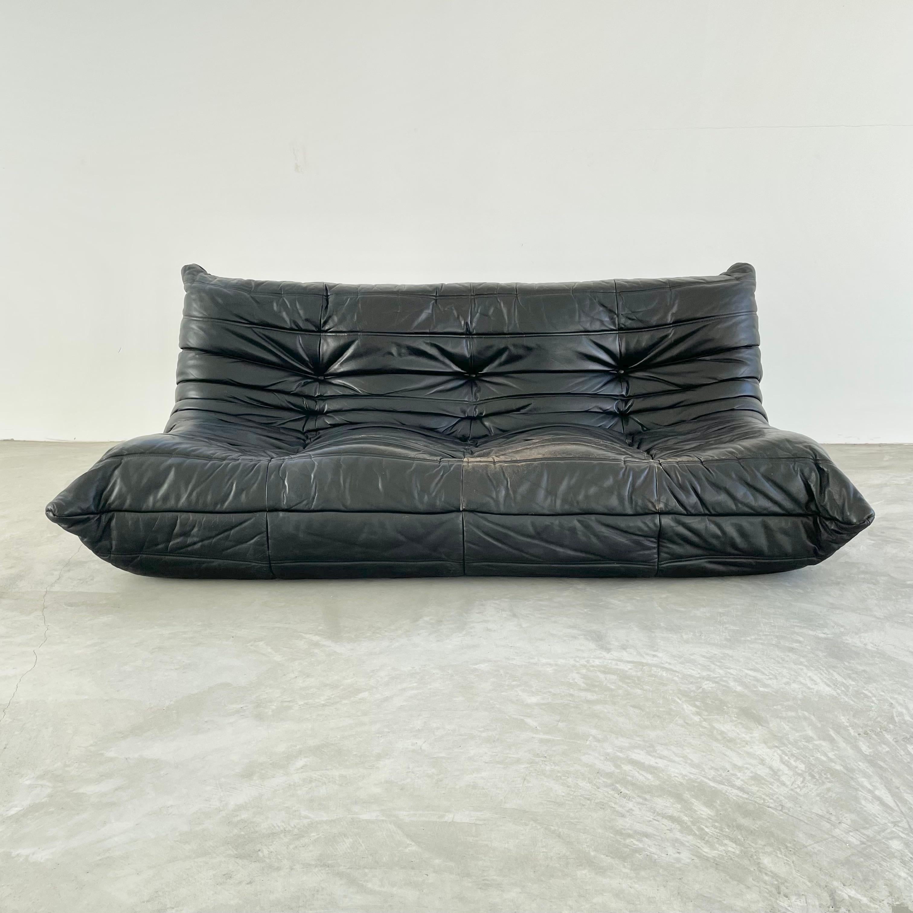 black togo sofa