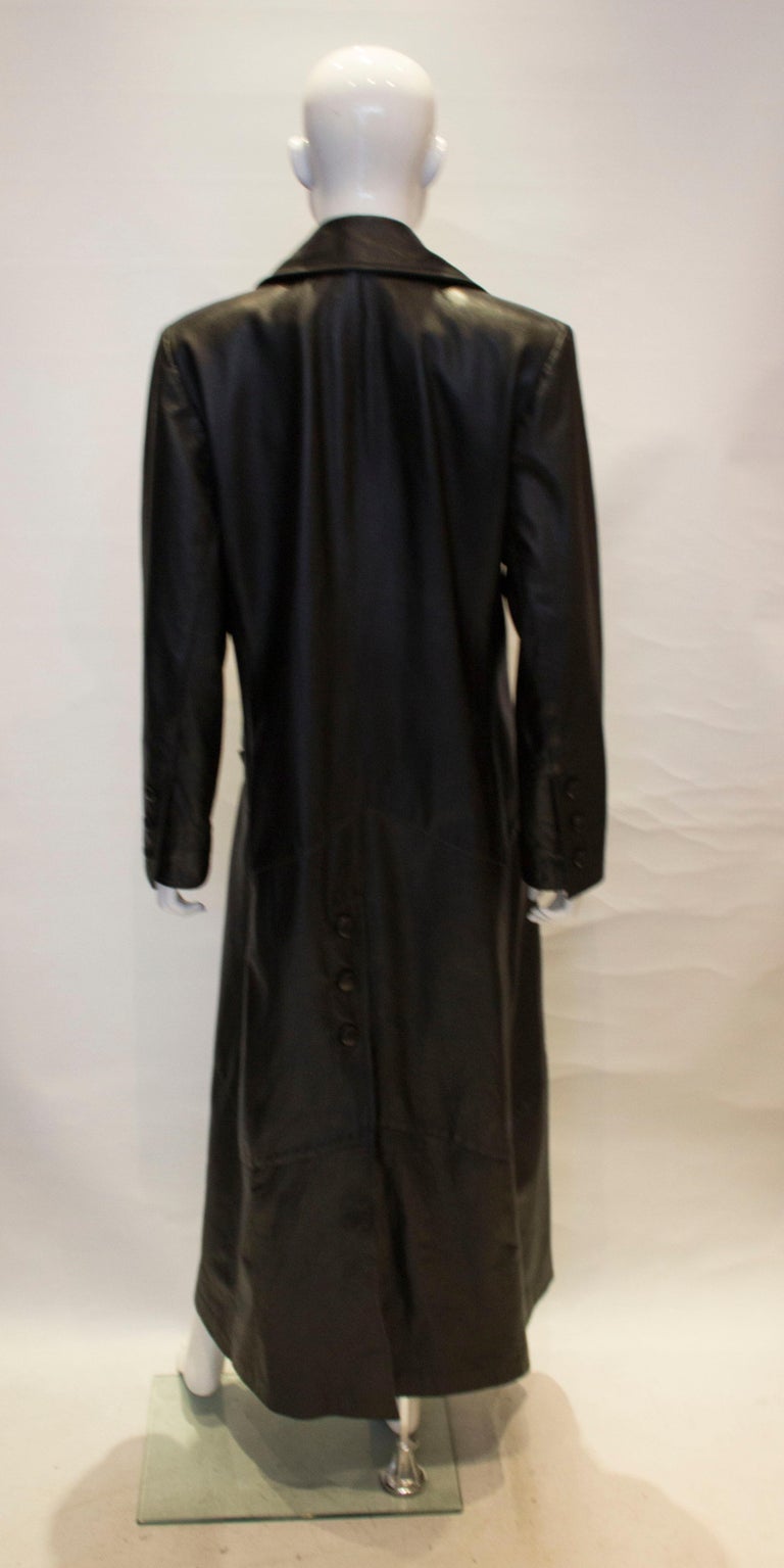 Vintage Black Leather Coat For Sale at 1stdibs (768 x 1535 Pixel)
