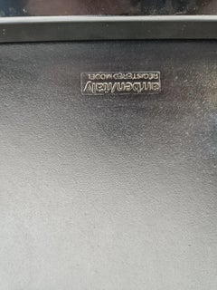 Vintage Black Leather Dining Chairs by Arrben, 1980s