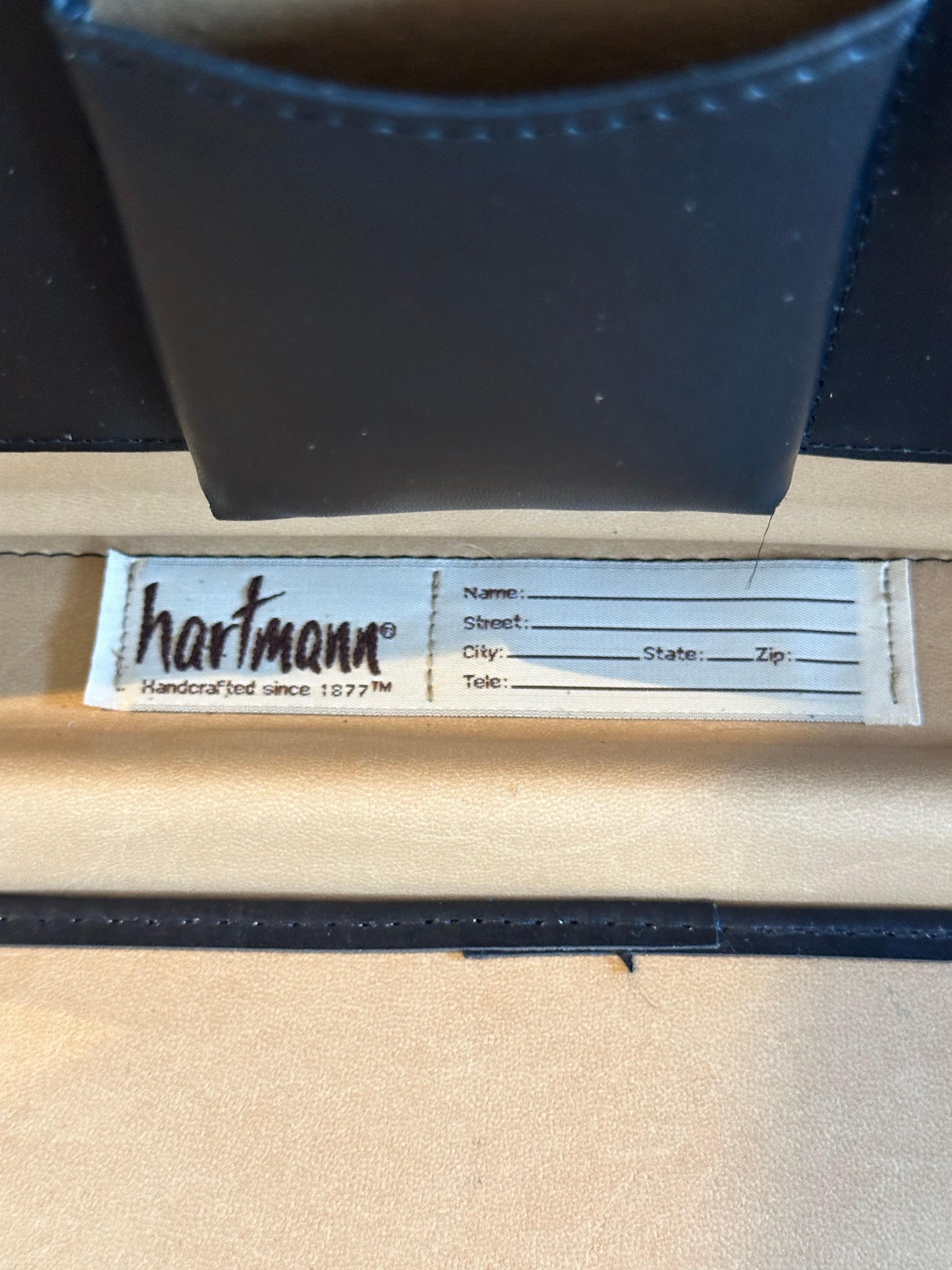 Mallette / Attaché-case Vintage en cuir noir modèle A9 par Hartmann - New Old Stock en vente 7