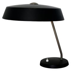 Vintage Black Louis Kalff Lamp by Philips, 1960s