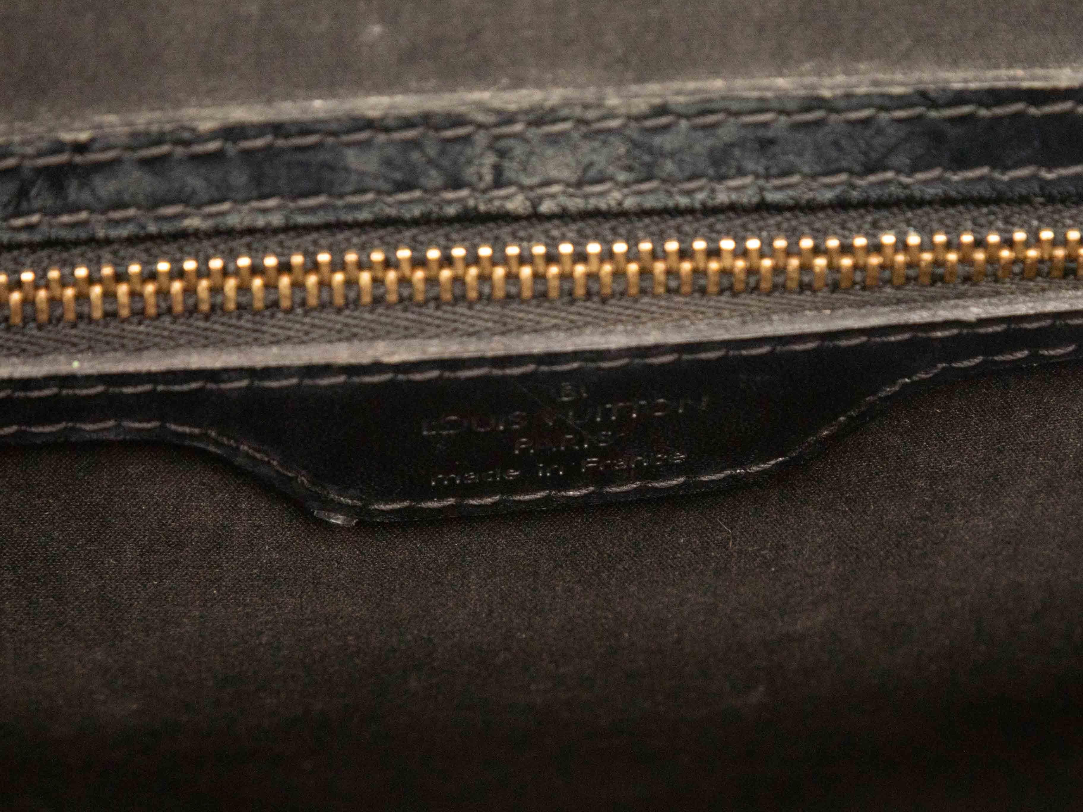 Vintage Black Louis Vuitton Epi Figari PM Handtasche Damen im Angebot