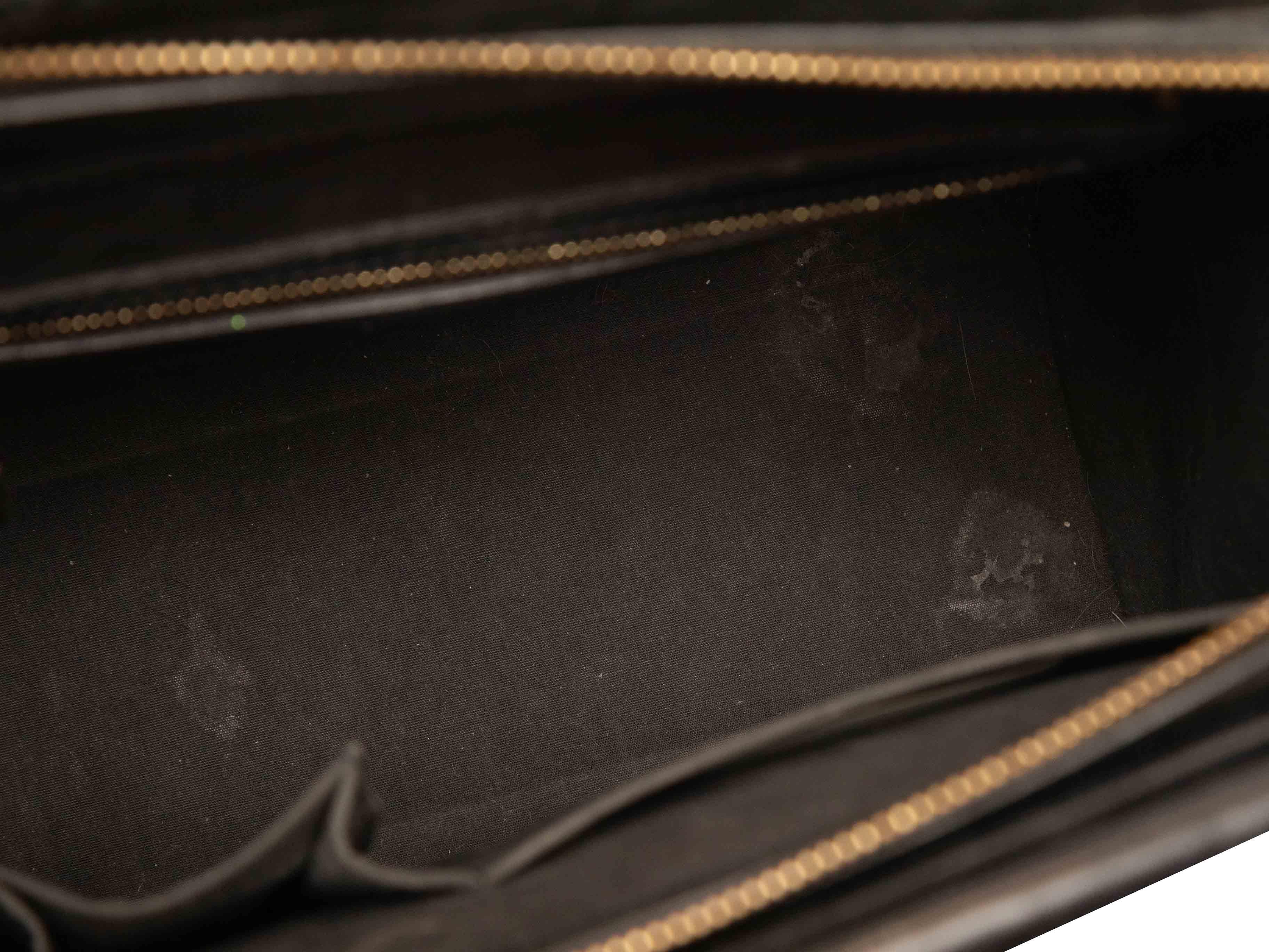 Vintage Black Louis Vuitton Epi Figari PM Handtasche im Angebot 1