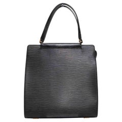 Vintage Black Louis Vuitton Epi Figari PM Handbag