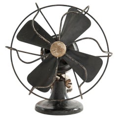 Vintage Black Metal Polar Cub Electric Fan
