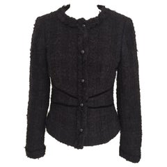 Giacca nera vintage in lana MIGI