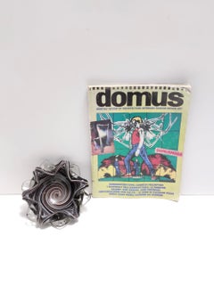 Vintage Black Murano Glass Ashtray - Trinket Bowl by Fratelli Toso