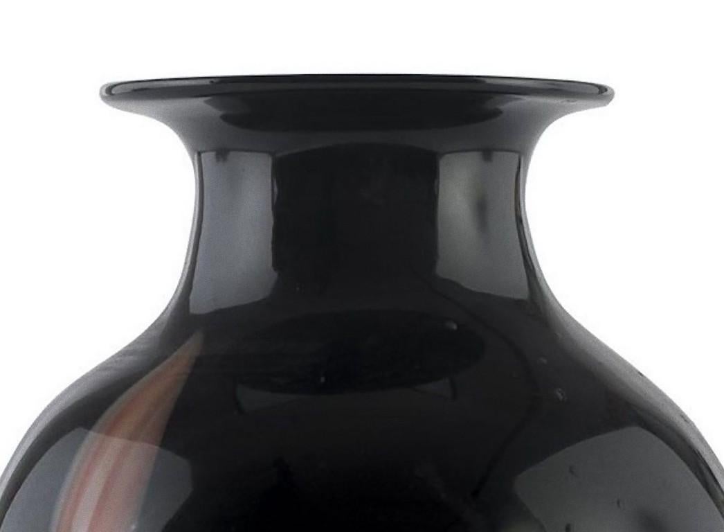 Vintage Black Murano Glass Vase, Italy, 1960s at 1stDibs black glass vase vintage, 1960s