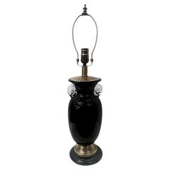 Vintage Black Murano Lamp