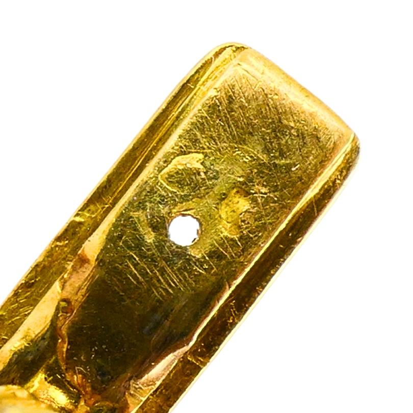 Donna Vintage Black Onyx Gold Bead Bracelet 18k French Retro Jewelry in vendita