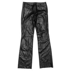 Vintage Black Prada Leather Pants